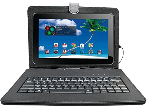 Curtis Proscan PLT1077GK 10 pouces tablettes quadricœurs Bluetooth avec mémoire, boîtier et clavier - noir