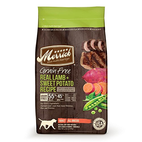 Merrick Grain Free Lamb & Swew Patate Recette Dog Food