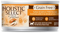 Sélection holistique Sélectricité Grain sans dinde / saumon Pate Cat Alimentation