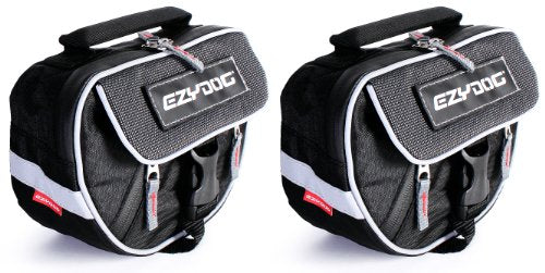 Sacs de selle prêts pour le sentier Ezydog pour le harnais de chien converti - (non inclus) - deux sacs à dos de chien avec un système de fixation rapide et facile - Capacité de stockage supérieure et conception innovante (petite))