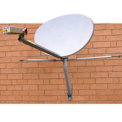 Skyware Global 610022002 2 3/8" Deluxe Wall/Roof Tri-Mast Pipe FOR 75cm-1.0M (2.38Â OD- 60 mm) Antennas