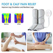 Leg Massager Air Compression Tespo Wraps Massages for Foot and Calf Circulation 3 Intensities 6 Modes with Heat, Handheld Controller