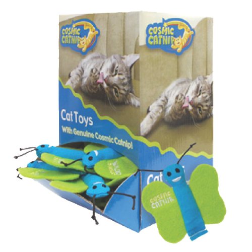 OurPets Cosmic Cataire Jouets Vrac Papillon 48pc