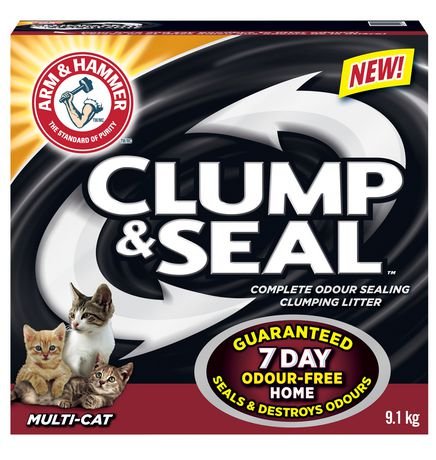 Arm & Hammer 41791 Clump & Seal Multi Cat Litter (2/9.1KG)