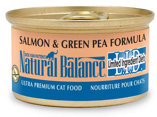 Natural Balance 53264 Salmon and Pea Canned Cat Food 24/3 Oz