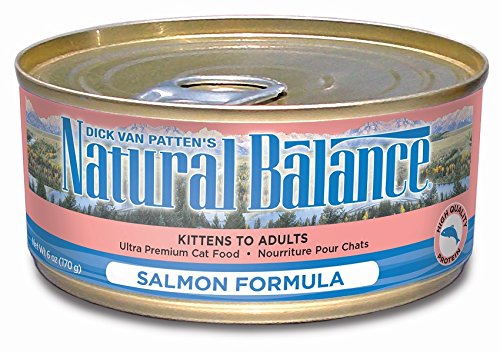 Natural Balance Salmon Formula Canned Cat Food (24/5.5OZ)