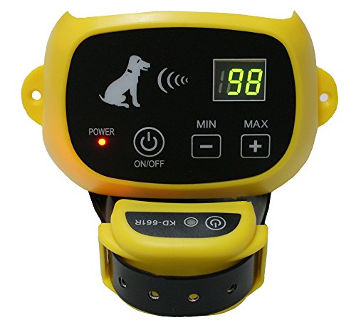 Outdoor Wireless Containment Pet Supplies Electronic Dog Yard 100 Levels Portable Wireless Dog Fence System with Shock Rechargeble and Waterproof Training Collar for Dog Cat
