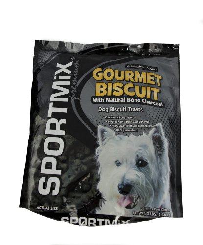 Gourmet Sportmix avec biscuit de chien de charbon de bois 8x1,4 kg