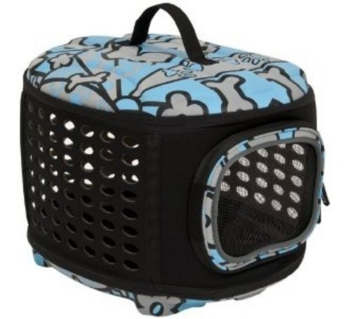Petmate Curvations Pet Retreat Blue & Gray