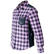 Chemise à cartes pilotes et remplies rembourrée (rose, 2xl)