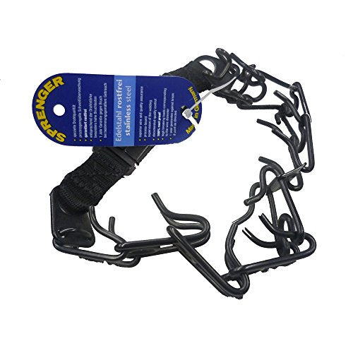 Herman Sprenger 50007-010-55 UltraPlus Training Collar SS Blk With Clasp