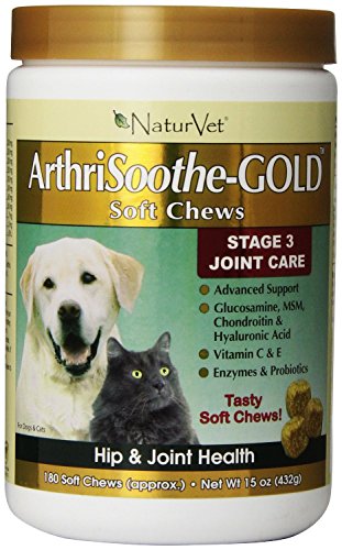 NaturVet 79903492 Gold Soft Chew For Cat 180CT