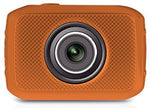 Pyle PSCHD30OR High-Definition Sport Action 5.0 MP Camera with 720p Wide-Angle Camcorder, 2-Inch Touch Screen, Micro SD Card Slot - Orange