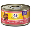 Wellness Natural Canned Grain Free Wet Cat Food, Cubed Chicken, 5.5-Ounce Can (Pack of 24)