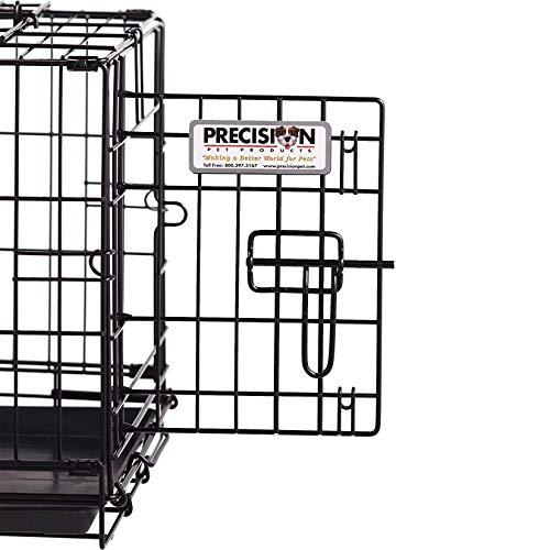 Precision Pet by Petmate 2 Door Great Crate with Precision Lock System Wire Dog Crate, 6 Sizes