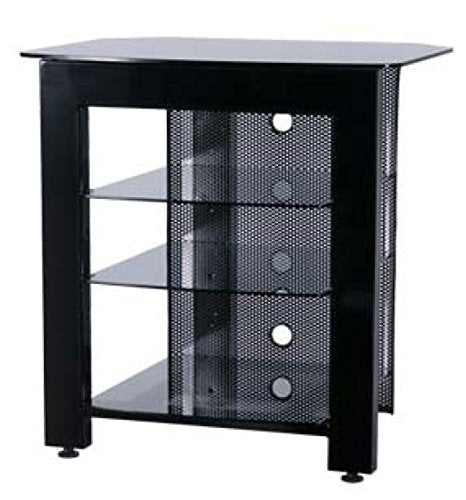 SANUS SFA29 TV 4-Shelf et support vidéo audio, force rigide et design contemporain - noir