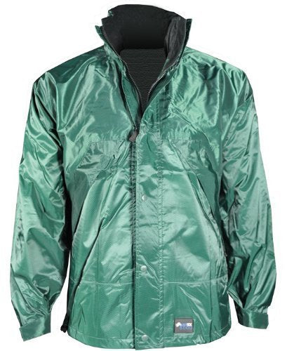 N170J ZOOM Black Forest Green Navy Ripstop Nylon Jacket Waterproof Breathable Navy Black Forest Green - XS-3XL (Green, XXL)