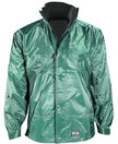 N170J ZOOM Black Forest Green Navy Ripstop Nylon Jacket Waterproof Breathable Navy Black Forest Green - XS-3XL (Green, L)