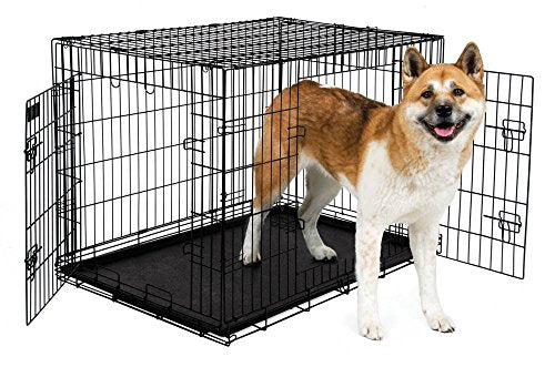Petmate 21956 2-door Training Retreat Wire Kennel Black (90-125lbs (43inch))