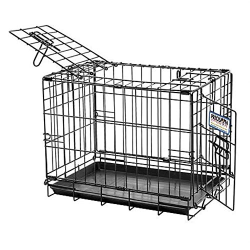 Pécrit précis Black Great Crate 2 Porte 24 pouces x 18 pouces x 20 pouces
