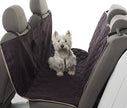Petego Animal Basics Velvet Seat Cover Hammock Black-Stone