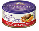 Wellness 46865 Signature Select Beef and Chicken Canned Cat Food 24/2.8OZ