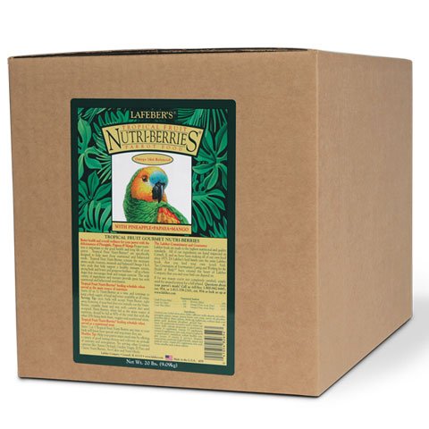 Lefeber 82654 Nutri-Berries Tropical Fruit Parrot 20lb