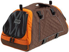 Petego Jet Set Small New Forma Frame Orange Brown Bamboo Pattern