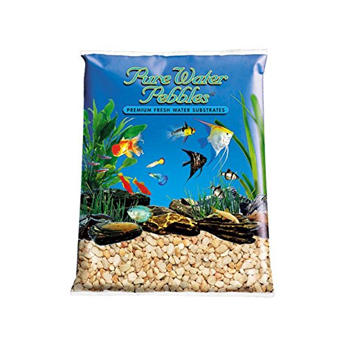 Importations mondiales aa3851 Pure cailloux d'eau Natural Aquarium Gravel (Amber Lite, 25lb x 2pc)