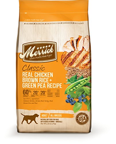 Merrick Classic Real Chicken, Brown Rice & Green Pea - 15 lbs