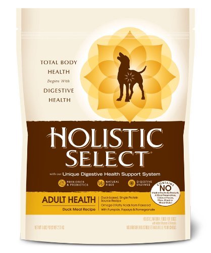 Holistic Select 22936 Adult Health Duck Formula Dry Dog Food (6 Lb (6))