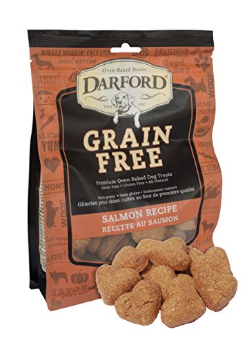 Gâteries pour chiens de recette de saumon sans céréales, 12 oz