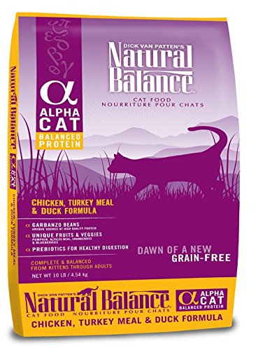 Natural Balance Alpha Grain Free Chicken,Turkey Meal and Duck Cat Food