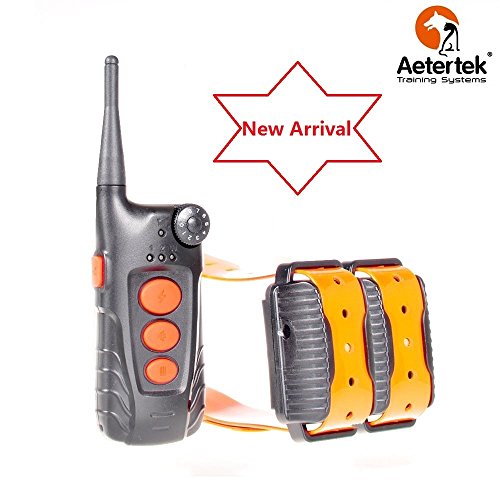Aetertek 918C-2 600 Yard 9 Level two Dogs Training Anti Bark & Waterproof Collar