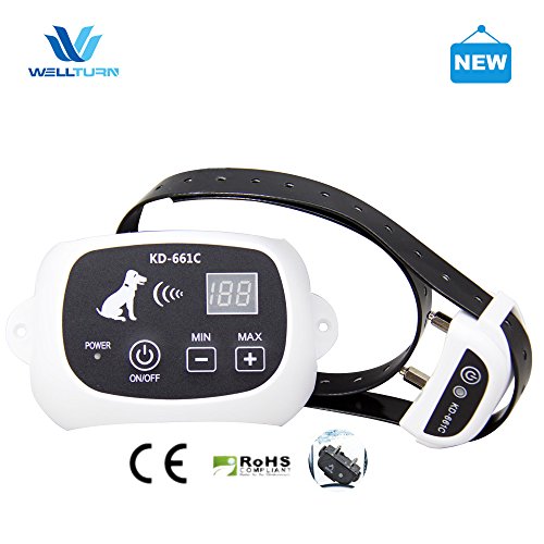 Amadog KD661C White Training Collar Wireless Multiple Radio E Fence System, 100 level Adjustable Correction Levels, Up to 500M Cover Range - 24 pcs
