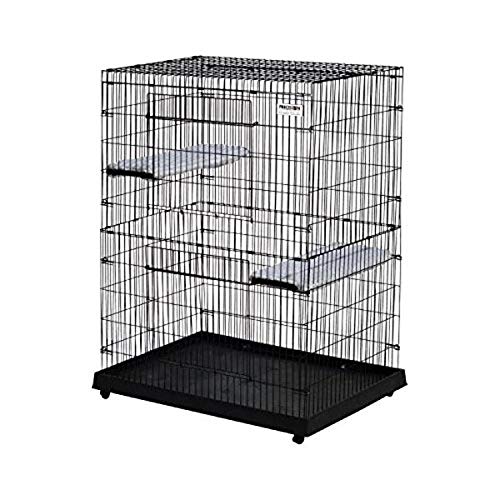 Précision 1720-17025FD 48 pouces Cargo Kennel Big Kitty Condo avec base en plastique