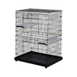 Précision 1720-17025FD 48 pouces Cargo Kennel Big Kitty Condo avec base en plastique