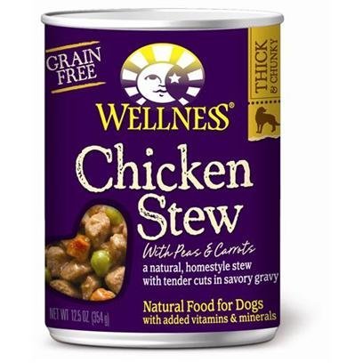 Wellness 01700 Stew Chicken Dog Food 12/12.5oz