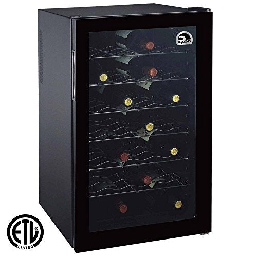 Curtis Igloo FRW284H 19,5 pouces 28 ((25,4 oz)) Concevoir de vin en bouteille - noir