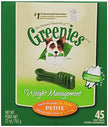 Greenies 10075562 LITE Tub Weight Management Dog Treat 27OZ (Petite)