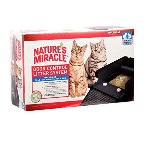 Nature's Miracle NMA980 Multi-Cat Self-Cleaning Litter Box