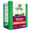 Greenies Weight Management Petite Dental Dog Treats, 27 Oz. Pack (45 Treats)