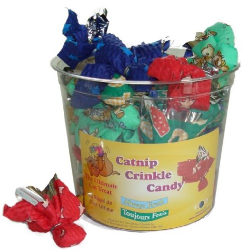 Catnip Crinkle Candy Container 36ct