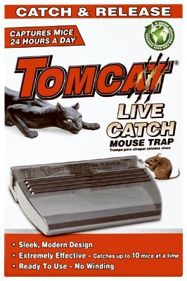 Motomco 33510 Live Catch Mouse Trap - Quantity 4