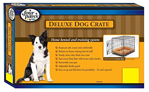 Four Paws 100203589 Single Door Deluxe Crate Divider Panel Included (42 x 28 x 30)