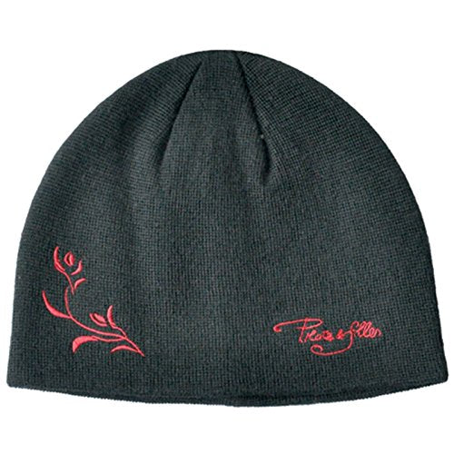 Pilote&Filles Merino Tuque (Black With Red, S-M)
