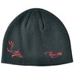 Pilote&Filles Merino Tuque (Black With Red, S-M)