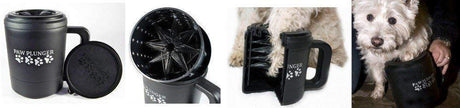 Paw Plunger for Dogs - Portable Dirty Paw Washer for Dogs – Ideal for Any Dog – Cleaner Pet Paws to Save Floors/Furniture/Carpet/Vehicle from Muddy Paw Prints