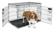 Petmate Training Retreat 2-Door Wire Kennel In Black For Dogs