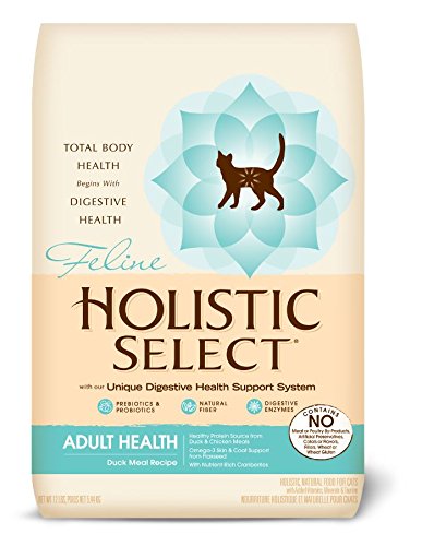 Holistic Select 39211 Adult/Kitten Duck Recipe Cat Food 5 Lb 14 Oz